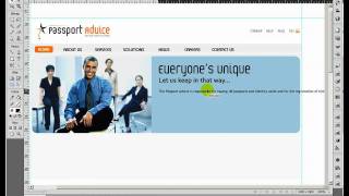 06 - FireWorks CS4 - Making Passport Advice Web Template 3/11