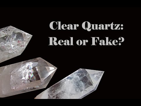 How to tell the difference between a real crystal and a fake