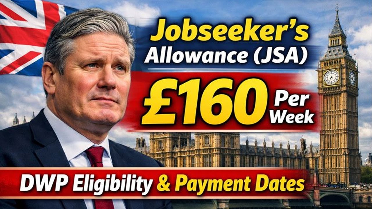 🚨 DWP BREAKING: £160-a-Week Jobseeker’s Allowance Confirmed — Eligibility & Payment Dates Updated