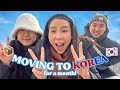 Moving to Korea! 🇰🇷 *for a month*