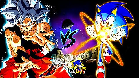 Goku Blizzard V3 OP (all form) VS Sonic Chaos V3 RN OP (all form) in Jump Force Mugen