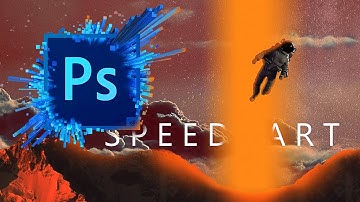 MARS MOUNTAINS | Photoshop speed art