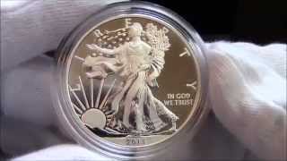 2013 - American Silver Eagle 2-Coin Set - Reverse Proof & Enhanced Uncirculated - Coin Showcase