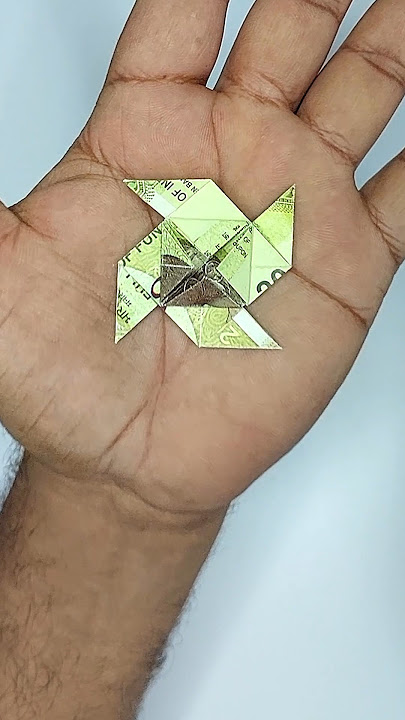 Money Oeigami Ninja Shuriken | Dollar Ninja star #shorts