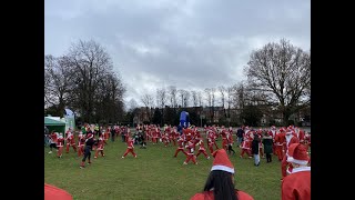 Northampton Rotary 2021 Santa Fun Run Start