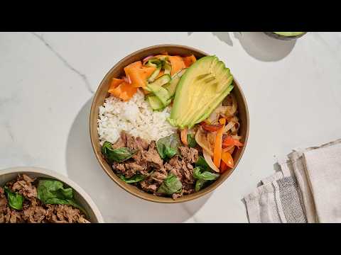 Thai Basil Beef Bowls Recipe