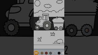coloring pictures of tractors