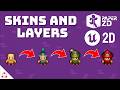 How to use 2D Skins and Layers in Unreal Engine 5 - PaperZD Tutorial