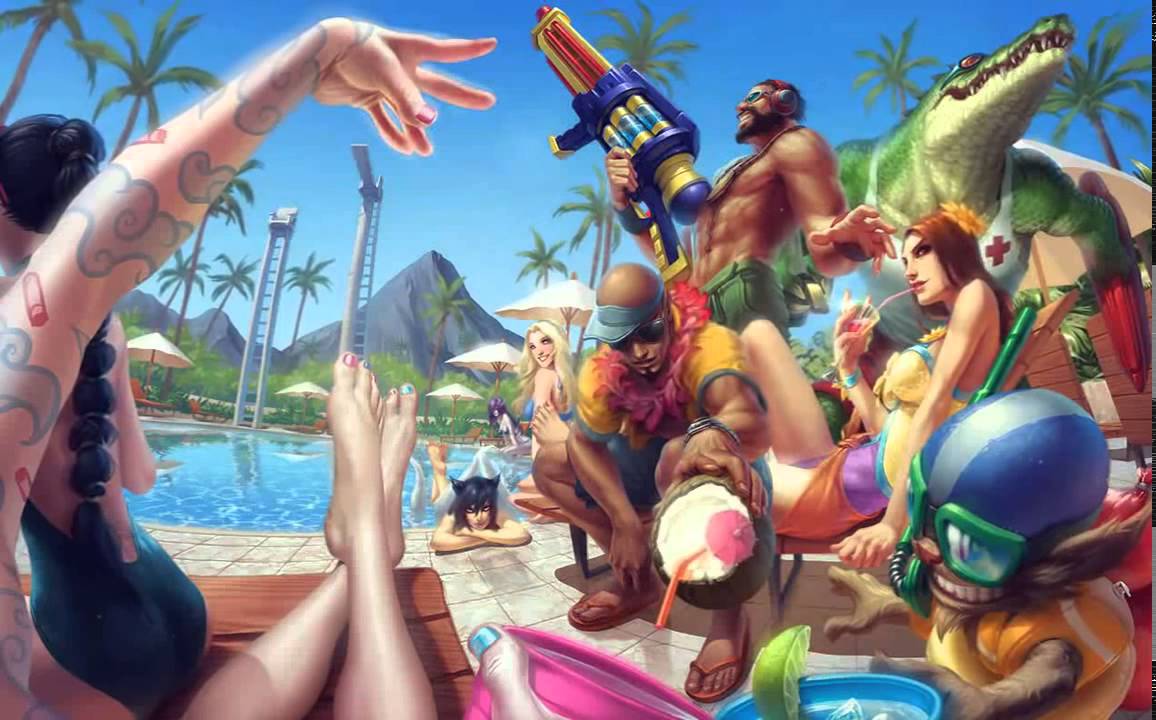 clips for crocs Pool Party Login Screen and Music