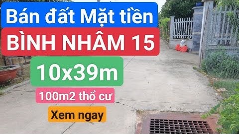 10x39m đất mặt tiền Bình Nhâm 15, Tp. Thuận An, Bình Dương - Giá 7 tỷ