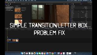 FCPX Transition with Letterbox problem FIXED!