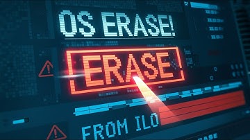 OS ERASE FROM iLO
