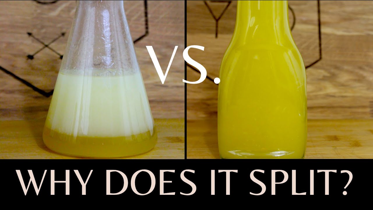 salad dressing separates into layers Why Does The Split? girls dressing table