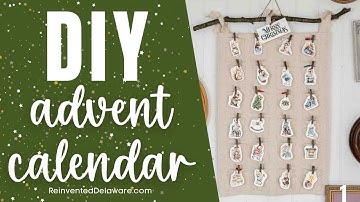 How to Make a DIY Advent Calendar 🎄 with Scrap Fabric & Free Printables
