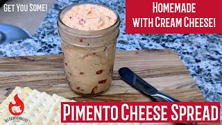 Pimento Cheese Spread Recipe with Cream Cheese | Homemade Pimento Cheese Recipe