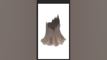 HOW TO PAINT ANIME TREE STUMP | STEP BY STEP