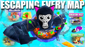 Escaping The Map In EVERY UPDATE In 2025... | Gorilla Tag