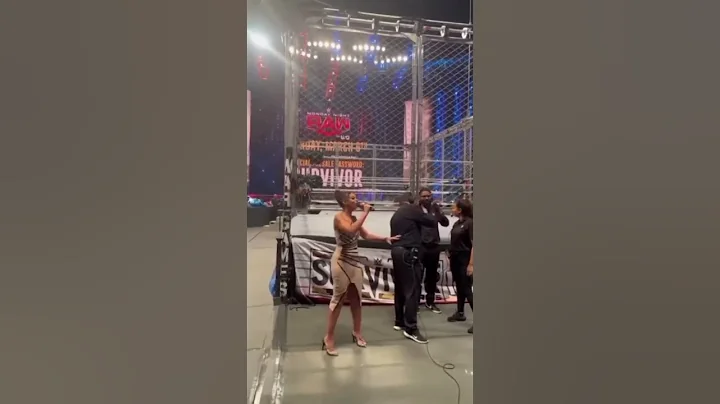 Samantha Irvine after WWE survivor series war Game...