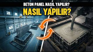 Sıvı Betondan Dev Duvarlara Beton Panel Nasıl Yapılır? Prekast Teknoloji