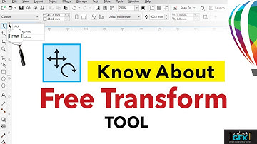 How to use Free Transform Tool in CorelDRAW | Learn Free Transform Tool with every property | हिन्दी