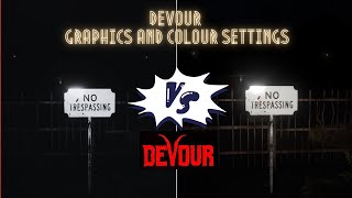 DEVOUR  (COLOUR AND GRAPHICS SETTINGS)