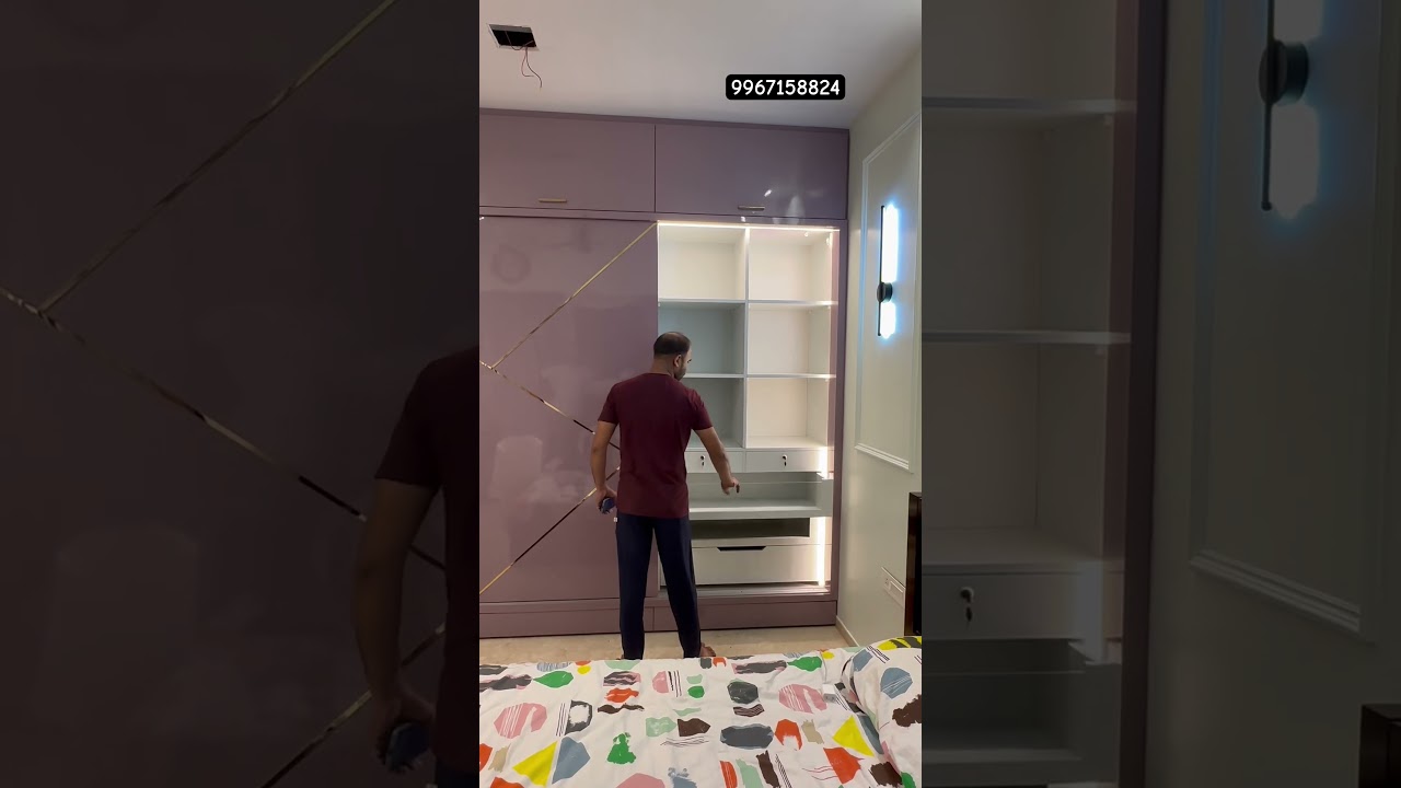 Sliding Wardrobe soft closing modern Design by dazzle furniture 