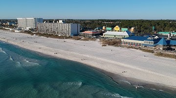 DJI Spark - over ocean and beach (RTH)