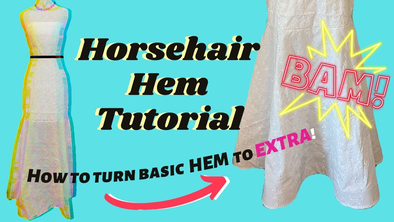 How to Hem with Horsehair Braid {A Tutorial} - The Simple Life