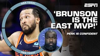 'JALEN BRUNSON IS THE MVP OF THE EAST!'   Perk reacts to Knicks vs. 76ers | NBA Today