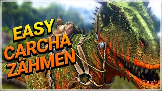 How to quickly and easily tame a Carcharodontosaurus | Taming in ARK | ARK Survival Evolved