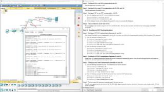 Lab 3.3.2.7 Packet Tracer - Configuring PAP and CHAP Authentication