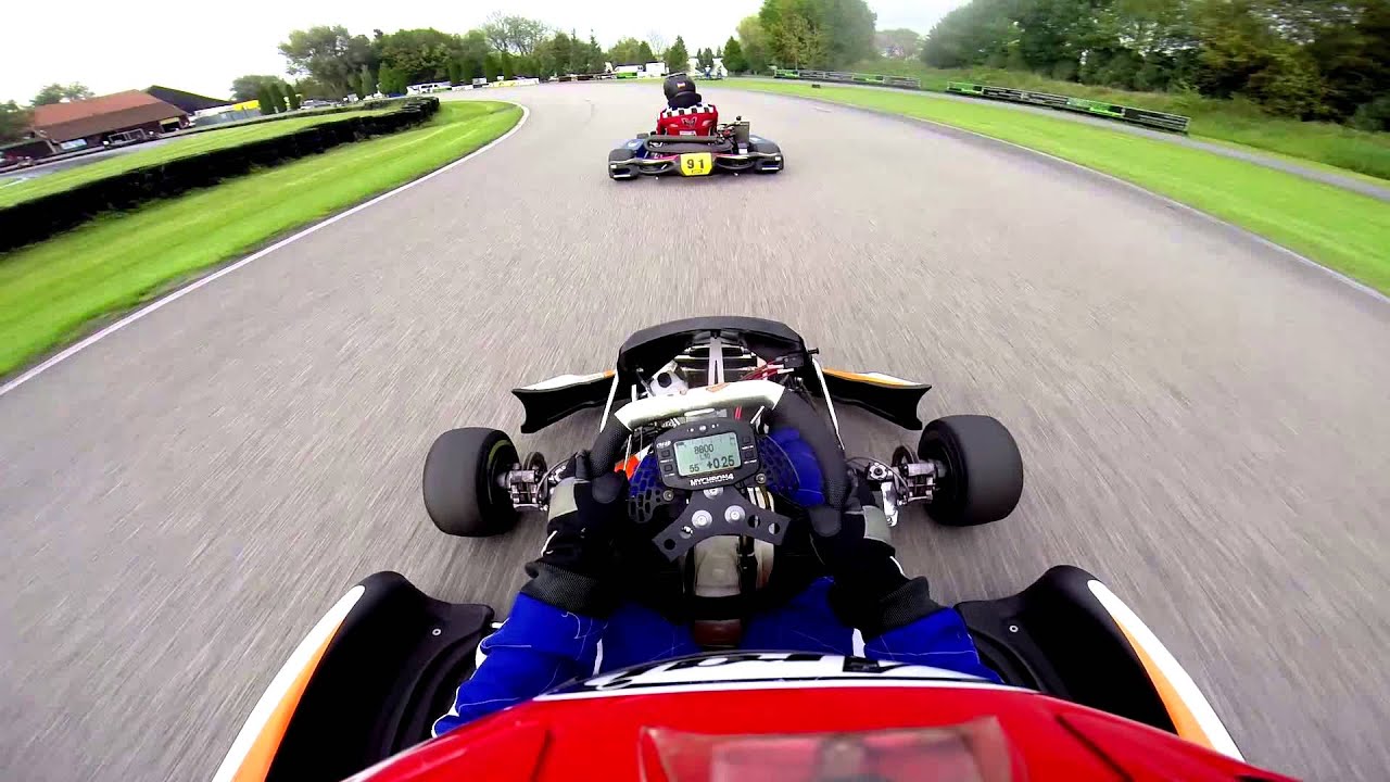Rotthalmünster Kart Rotax DD2 Sodi 11.10.2014 GoPro helmet cam Session 1