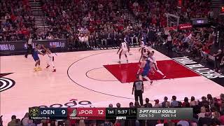 Murray down-screens for Jokic jumper