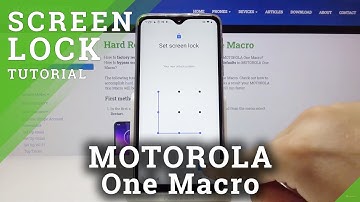 How to Change Lock Method in MOTOROLA One Macro – Set Lock Screen