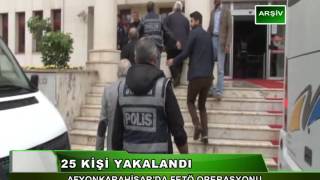 Afyonda Fetö Operasyonu