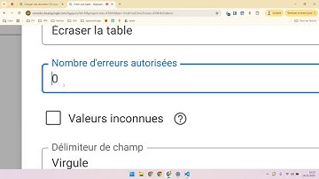 6 - feuilles connectées - charger un fichier CSV
