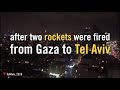Hamas fires rockets at Tel Aviv