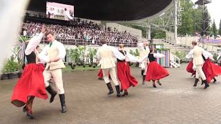 00016 “Gaudeamus 2018'' Song festival, concert and performance “The Songs of Midsummer” Fragment.