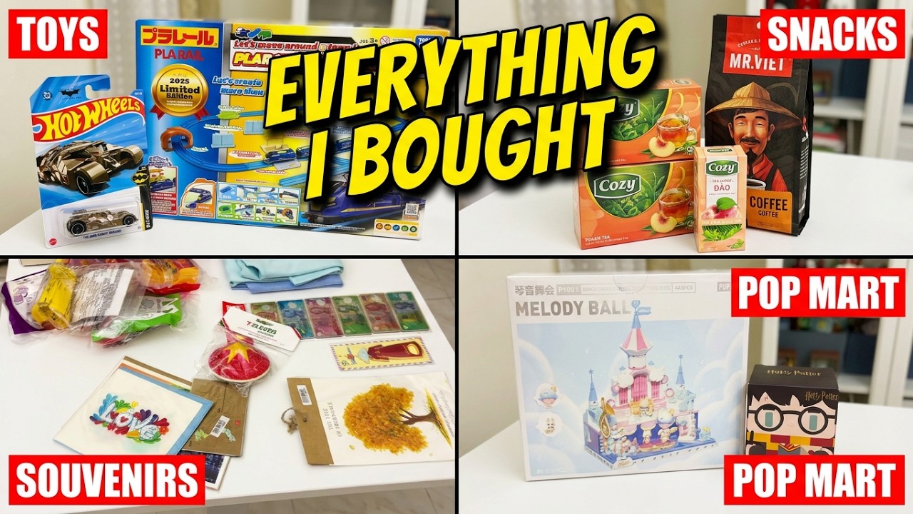 Toys, Souvenir and Snacks Bought from Vietnam!