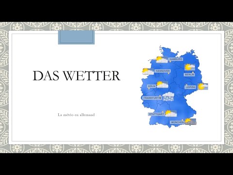 Vidéo: La météo et le climat à Francfort, Allemagne