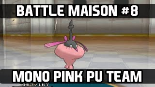 Pokemon X and Y Battle Maison - Episode 8: Mono Pink PU Team [Part 2]