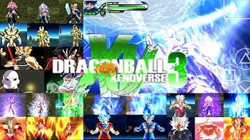 DBZ TTT Xenoverce MOD HD Graphics with Permanent Menu ISO Download
