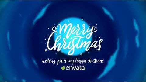 Christmas Cartoon Card - After Effects Template