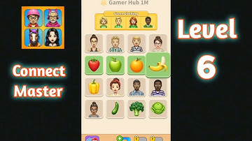 Connect master-Match puzzle Level 6 solution 