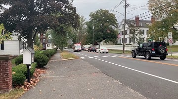 AMR (American Medical Response) Ambulance 335 Responding Code 3 With Wail, Yelp, & Tons of Horn