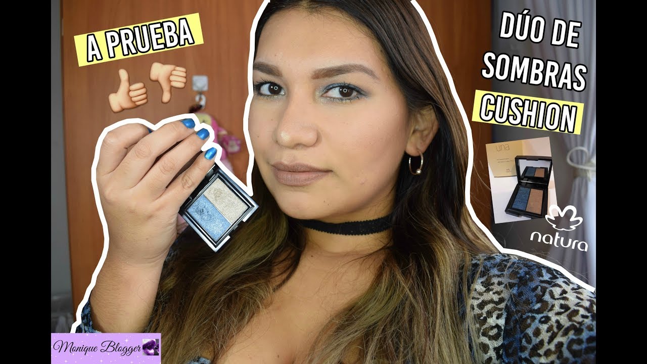 A PRUEBA: DÚO DE SOMBRAS CUSHION DE NATURA UNA video to gif