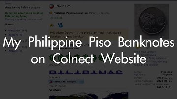 My Philippine Piso Banknotes on Colnect Website