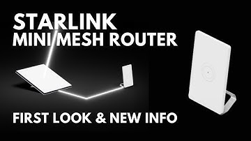 First Look at the New Starlink Mini Mesh Router
