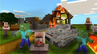 Я КУПИЛ ТАНК И УНИЧТОЖИЛ ДЕРЕВНЮ ЖИТЕЛЕЙ В МАЙНКРАФТ | Jake4fun minecraft