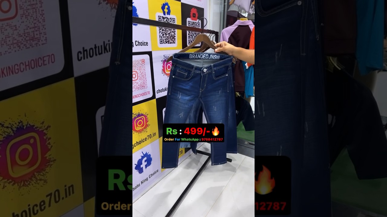 Basic Torn Denim Jeans Rs: 499/-🔥| Jeans For Men 